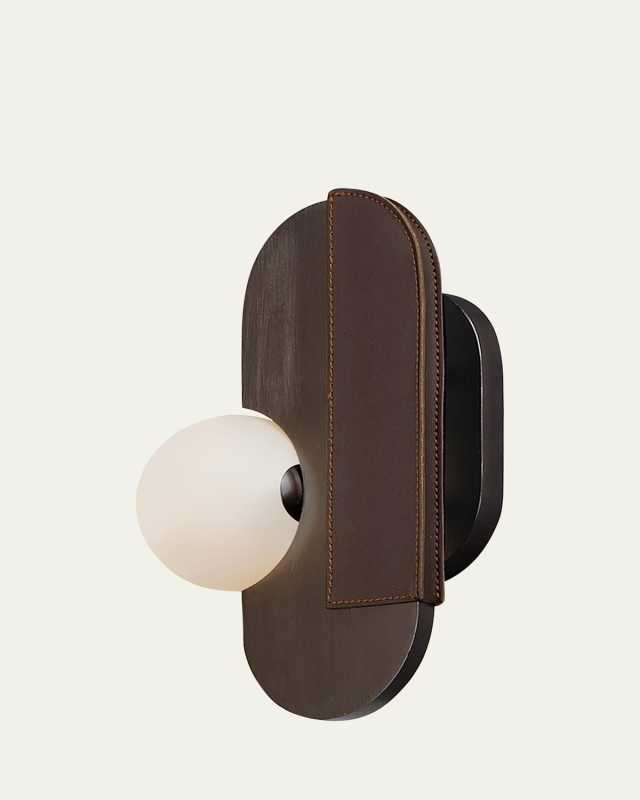 Nina Magon Design from Studio M Stitched Side-Light Wall Sconce